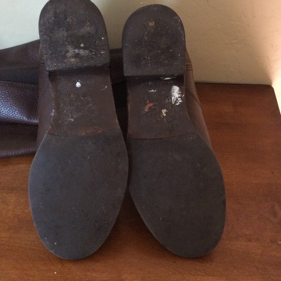 Tory Burch Christy Pebbled Leather Riding boots - Picture 7 of 7